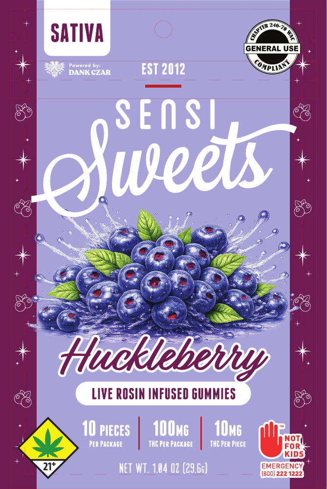 Huckleberry front package